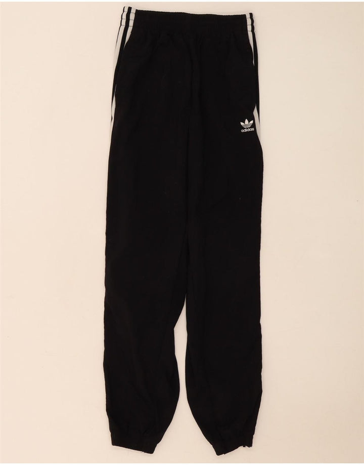 Adidas Womens Tracksuit Calças Joggers UK 8 Pequeno Poliéster Preto