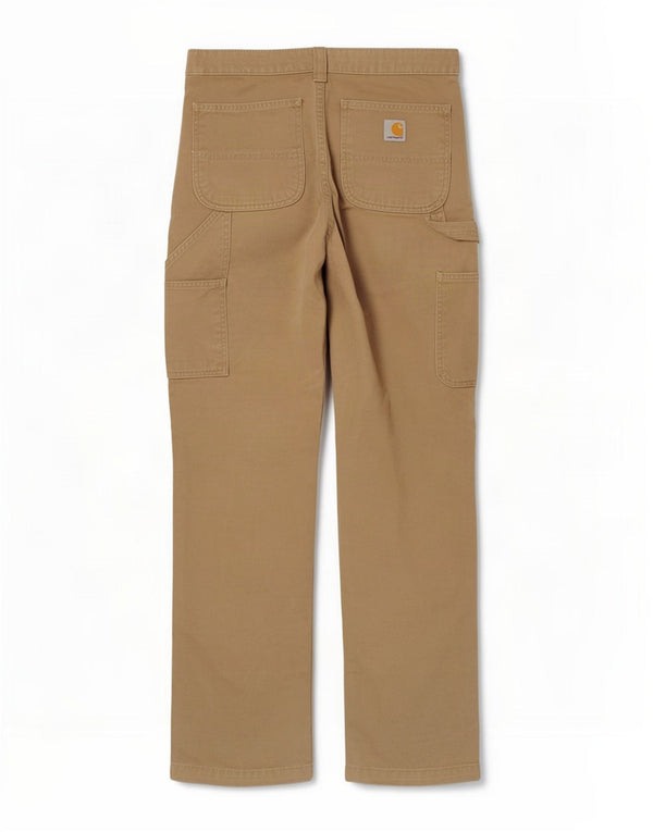 Carhartt Mens Straight Cargo Calças W31 L32 Algodão Bege