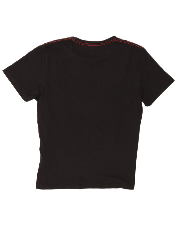 Camiseta gráfica masculina Gant Top 2XL algodão preto