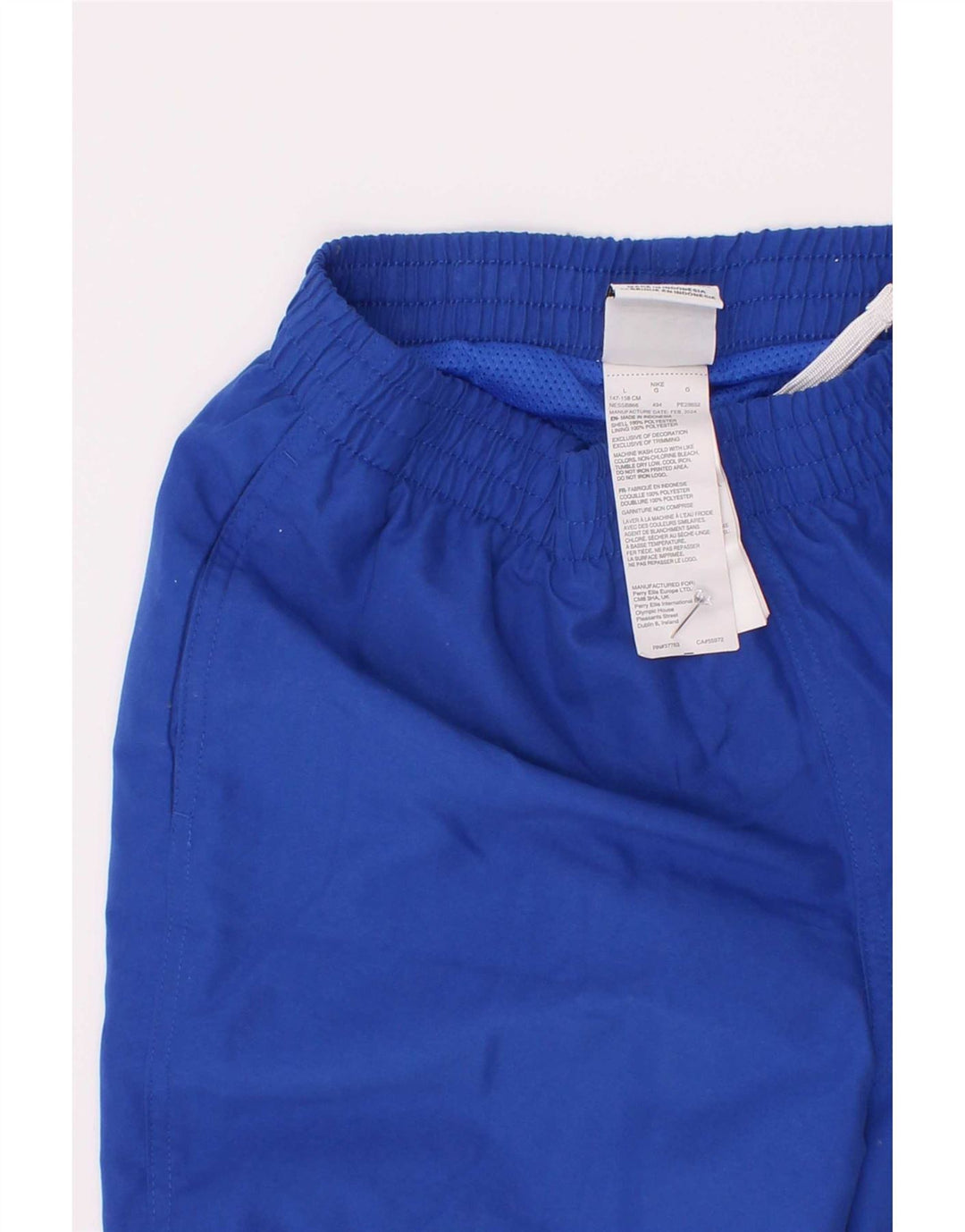 Shorts esportivos Nike Boys 12-13 anos grande azul poliéster