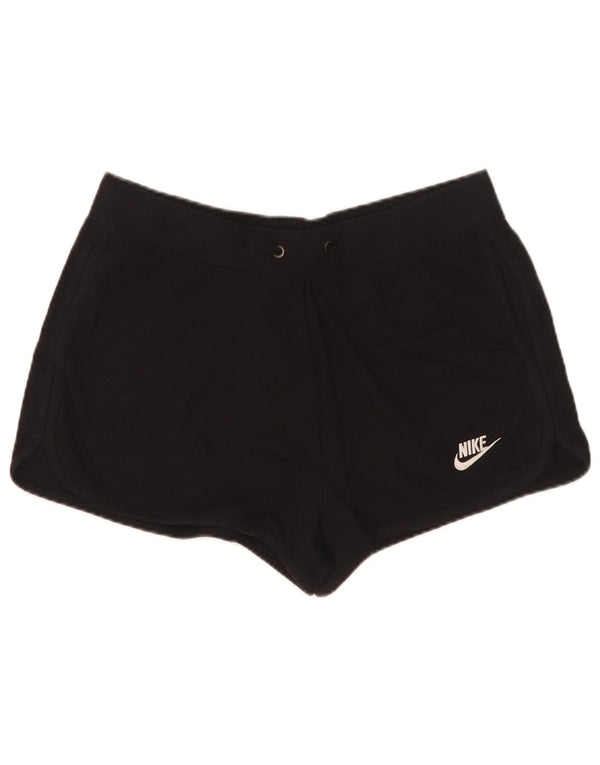 Shorts esportivos femininos Nike UK 14 grande poliéster preto