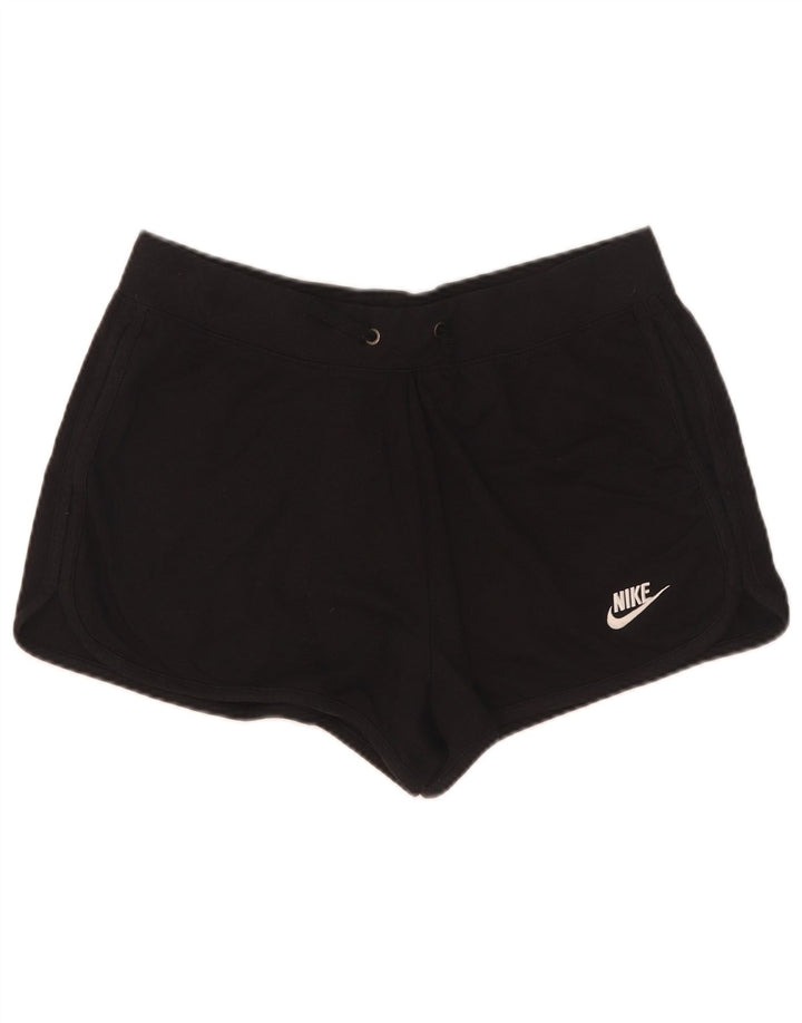 Shorts esportivos femininos Nike UK 14 grande poliéster preto