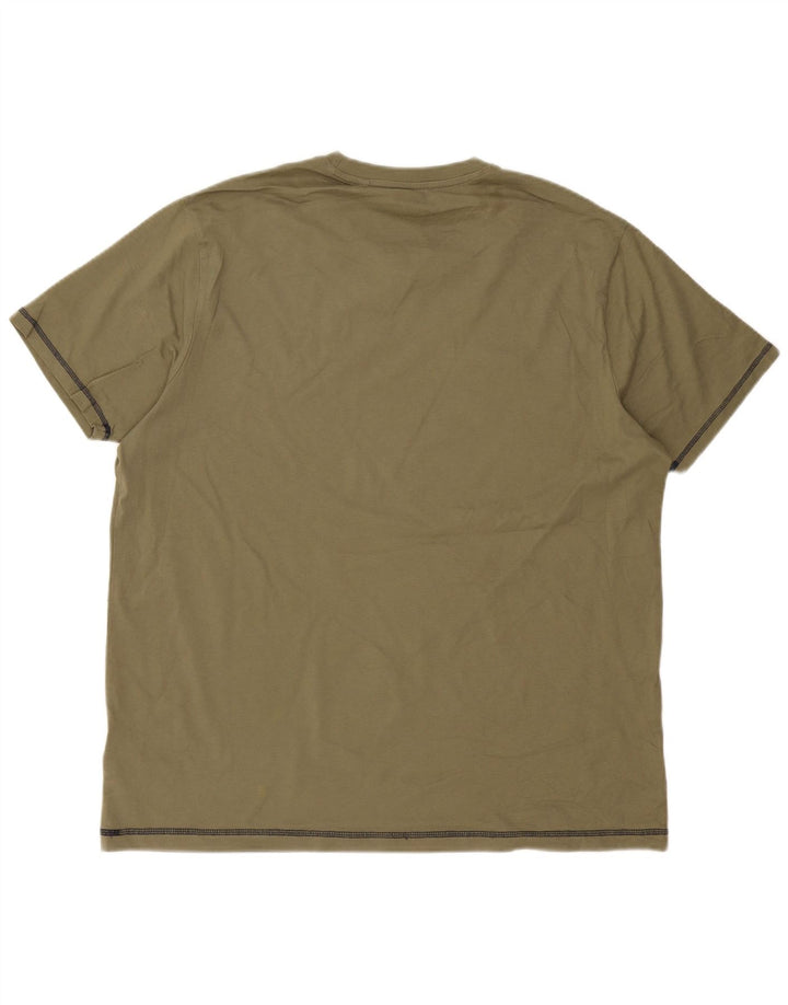 Camiseta masculina Penguin Top 3XL algodão verde