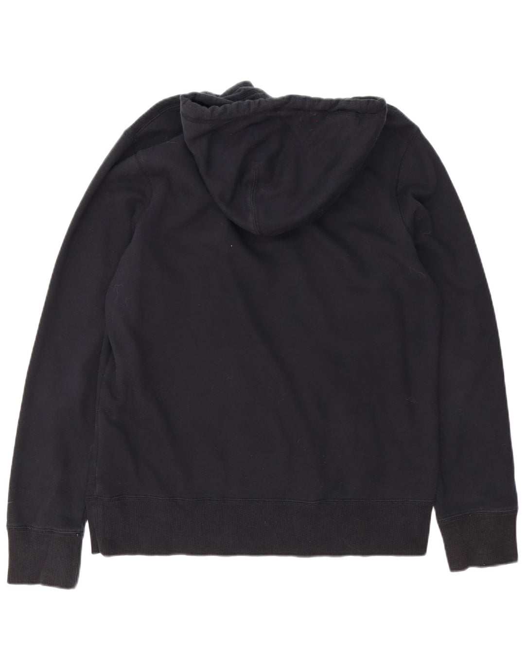 Nike masculino gráfico moletom com capuz médio algodão preto