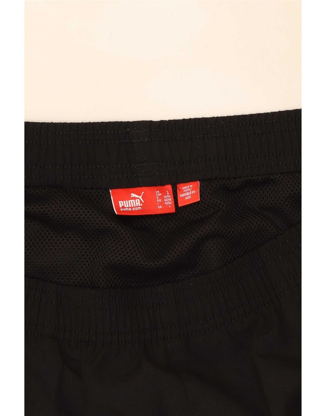 Shorts esportivos gráficos masculinos Puma grandes pretos