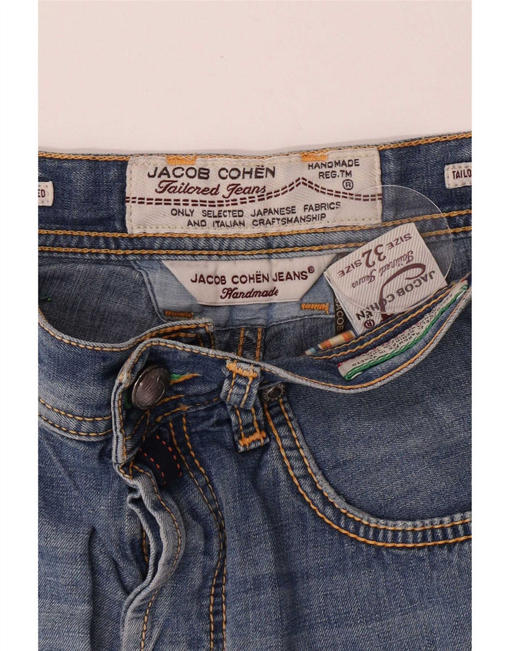 Shorts jeans masculino regular Jack & Jones W32 algodão azul médio
