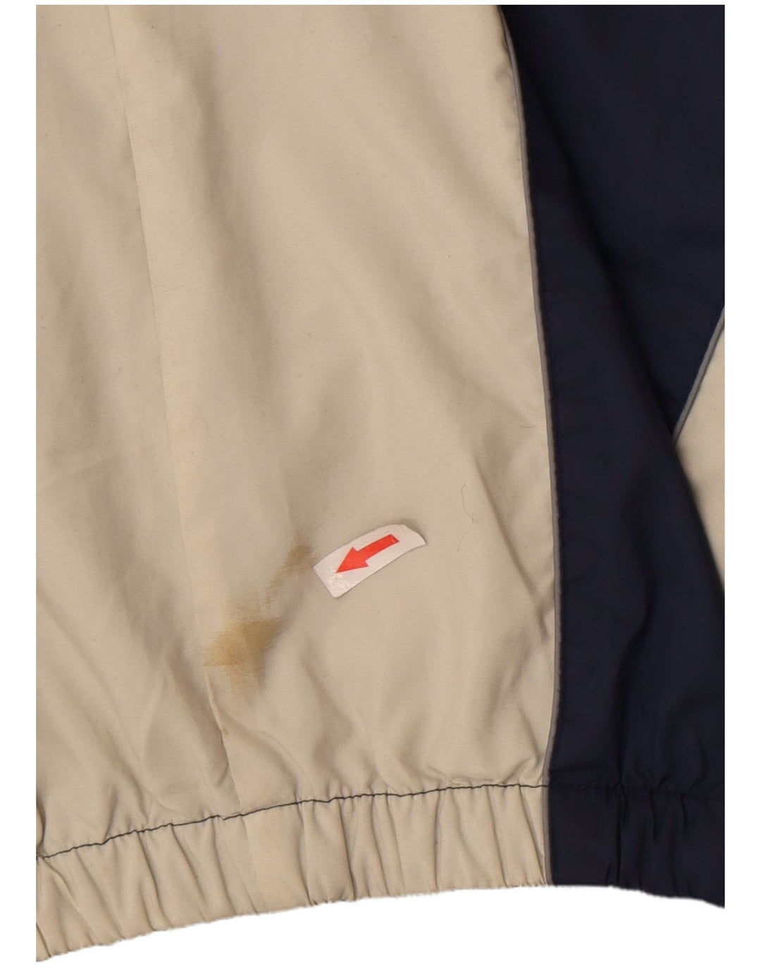 Jaqueta de chuva Nike Boys Graphic 11-12 anos grande bloco colorido azul marinho