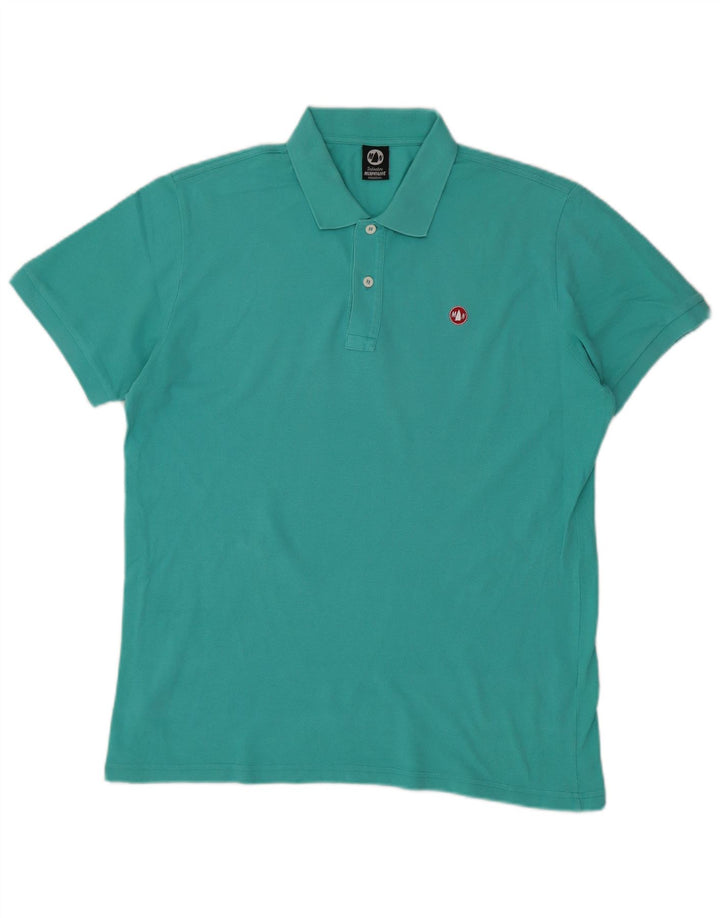Camisa pólo masculina Murphy & Nye Sailmakers XL turquesa