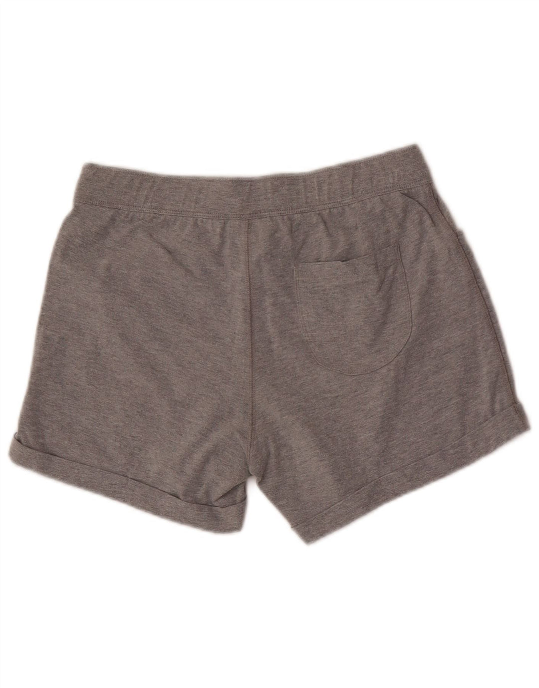 Shorts esportivos femininos Champion UK 12 algodão cinza médio