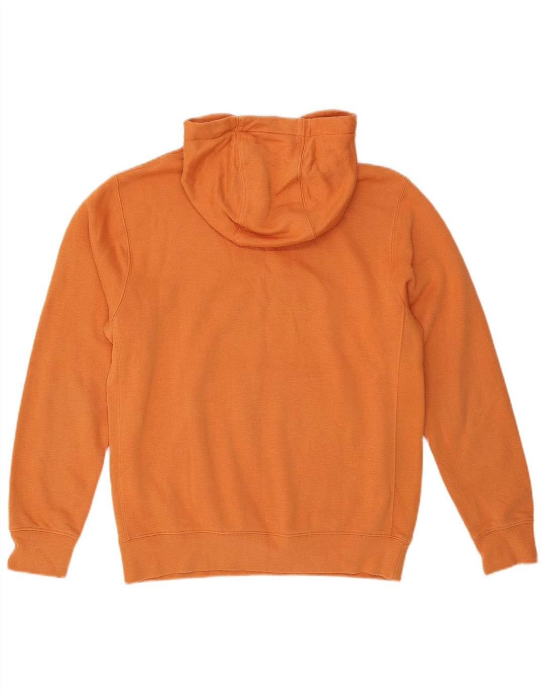 NIKE Mens Hoodie Jumper Pequeno Algodão Laranja