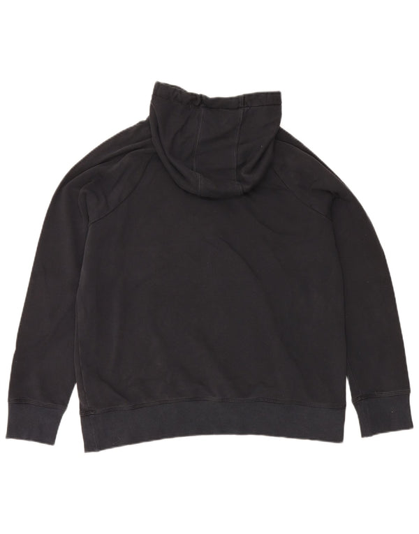 Under Armour feminino gráfico moletom com capuz Reino Unido 14 médio algodão azul marinho