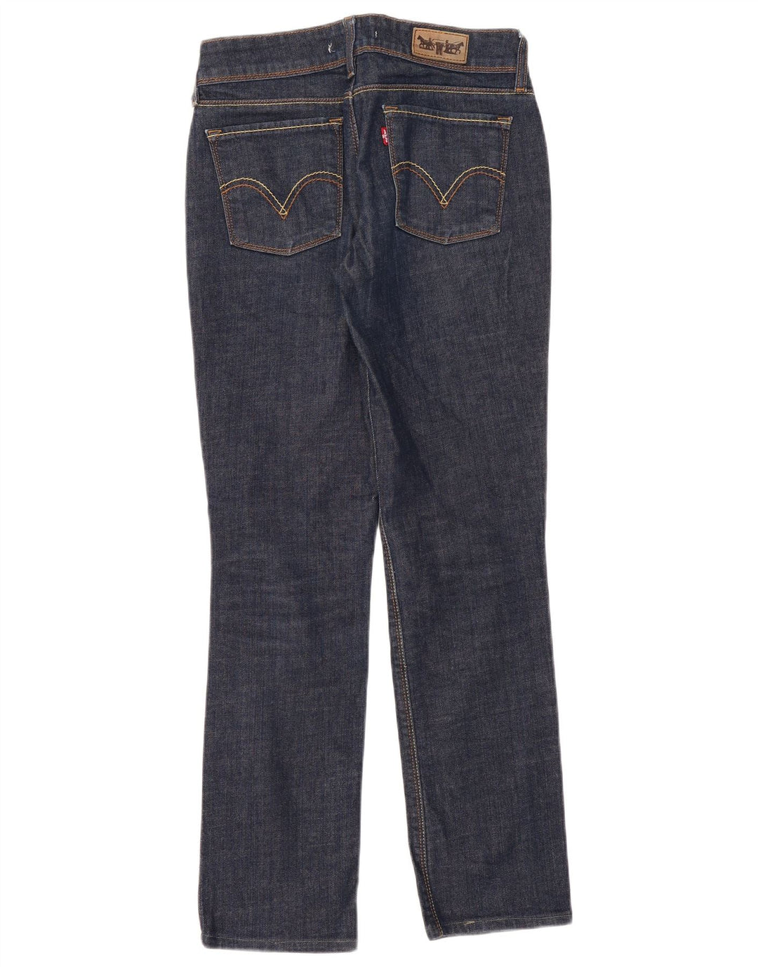 LEVI'S Feminino 571 Slim Jeans W32 L30 Azul Marinho Algodão