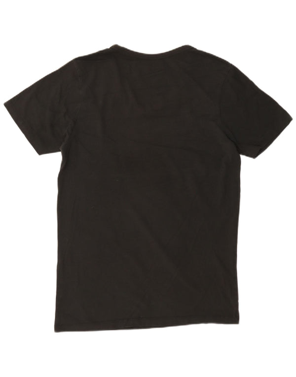 Camiseta masculina Jack & Jones grande preta