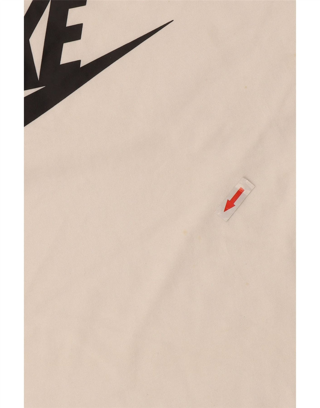 Top gráfico masculino Nike manga comprida XL branco algodão