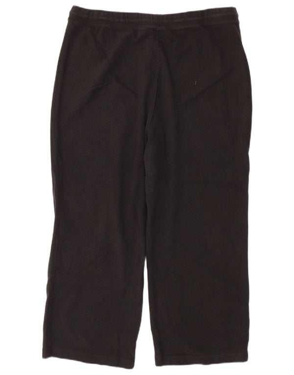 Calça de treino feminina Tommy Bahama UK 18 XL algodão preto