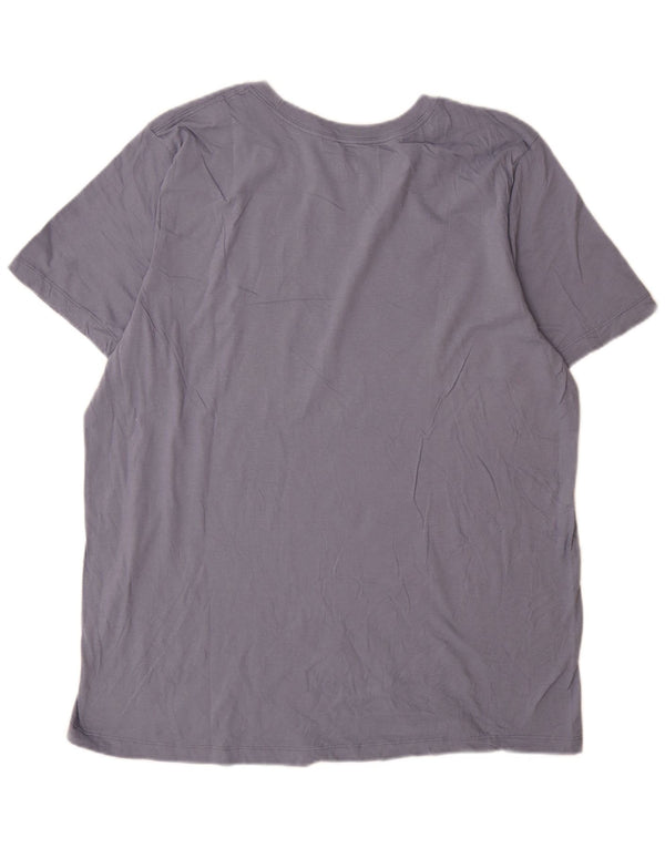 Camiseta Nike masculina gráfica Top XL azul marinho algodão