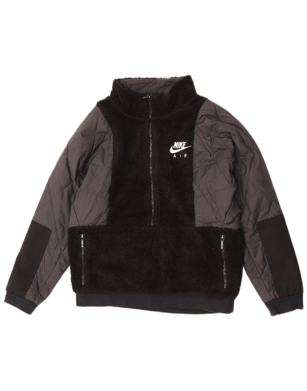 Jaqueta Nike Boys Pullover Fleece 13-14 Anos XL Preto Poliéster
