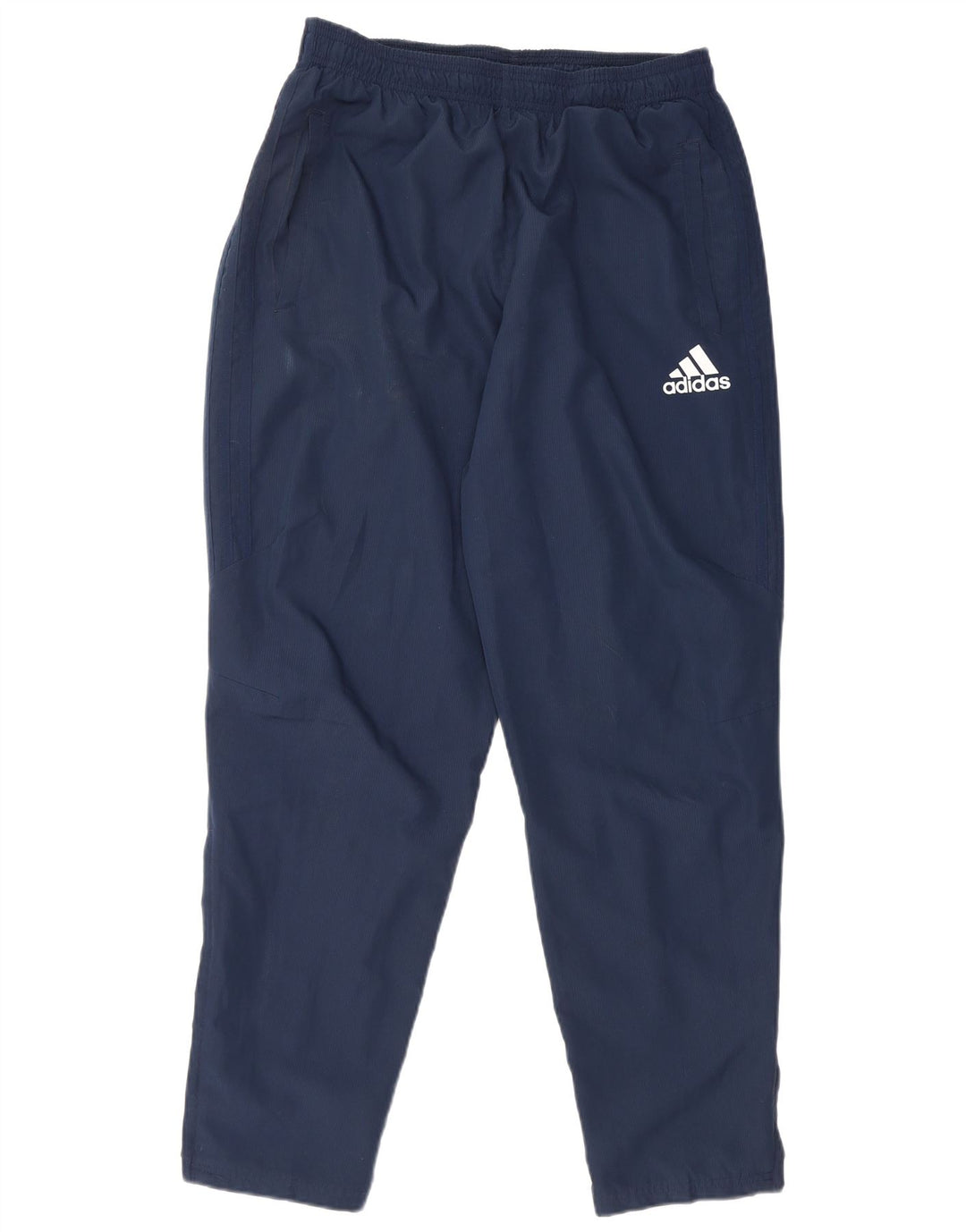 Calça Adidas Climalite Feminina UK 14 Grande Azul Marinho Poliéster
