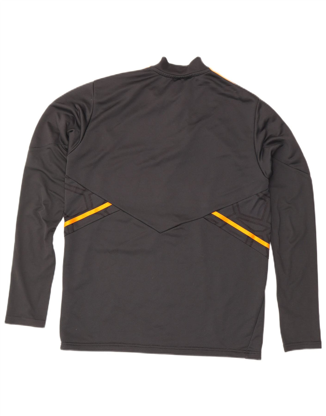 Adidas Mens Leeds United FC Graphic Pullover Treino Top Grande Cinza