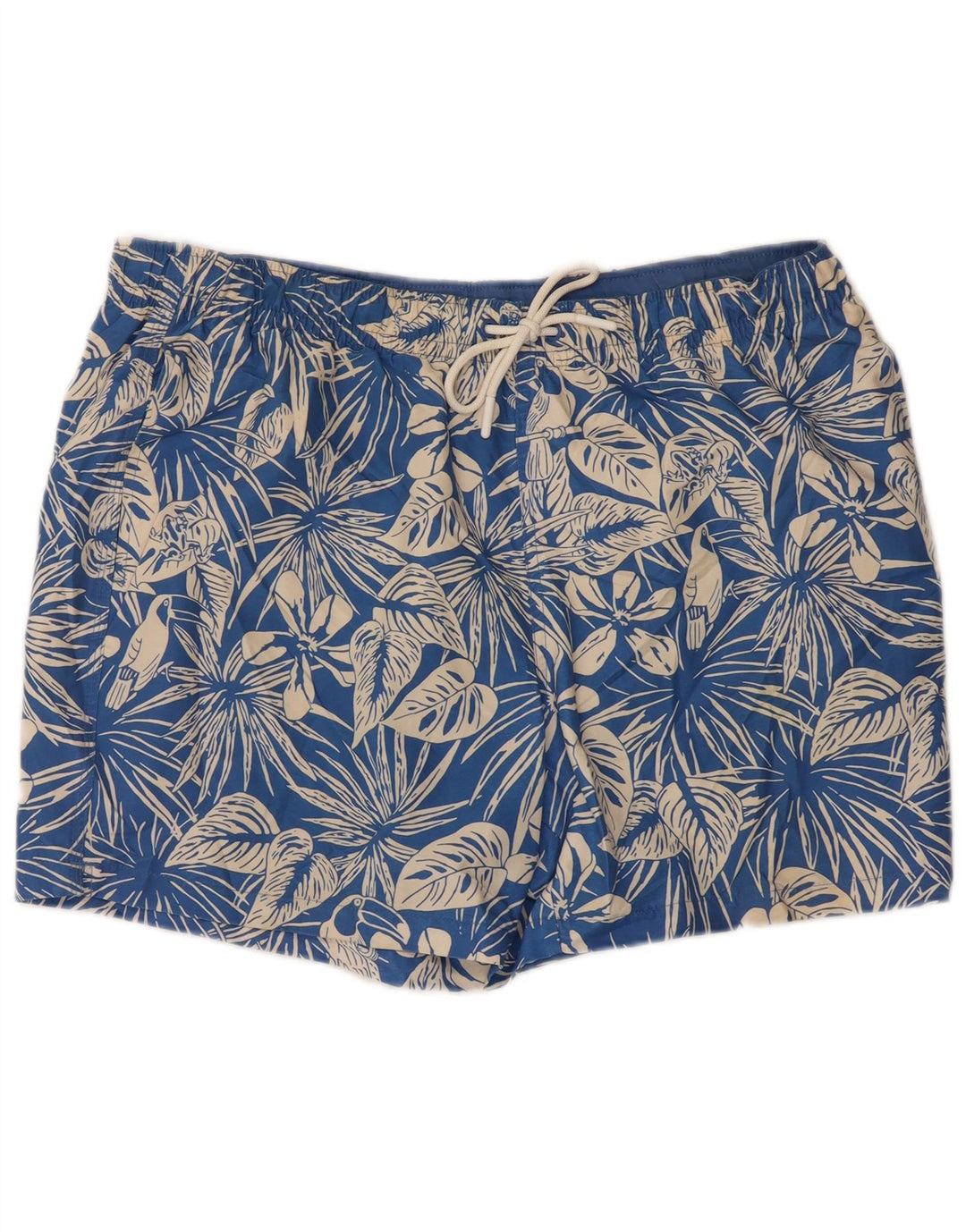 Shorts de natação masculino Marks & Spencer grande poliéster floral azul