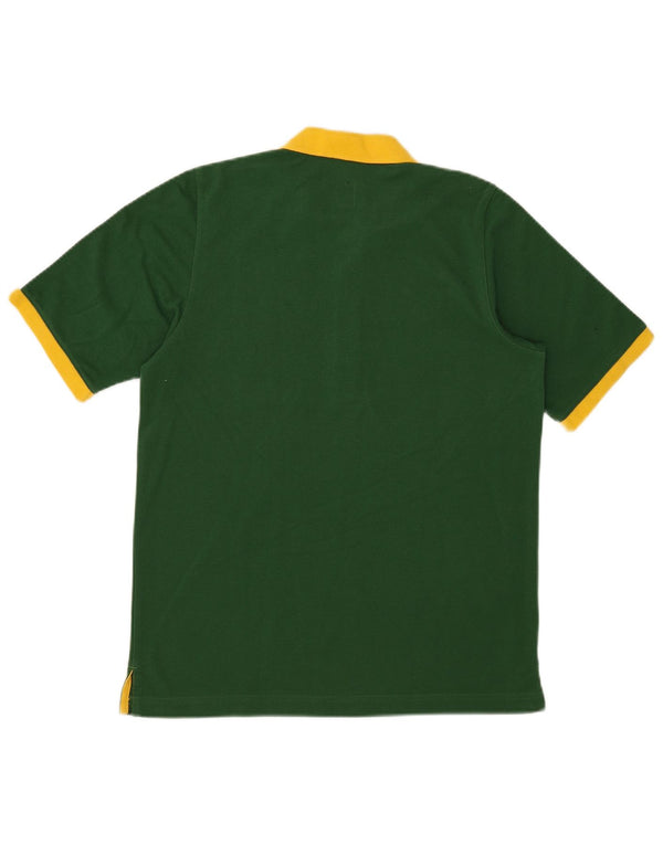 Adidas Mens Graphic Rugby Polo Shirt Medium Green