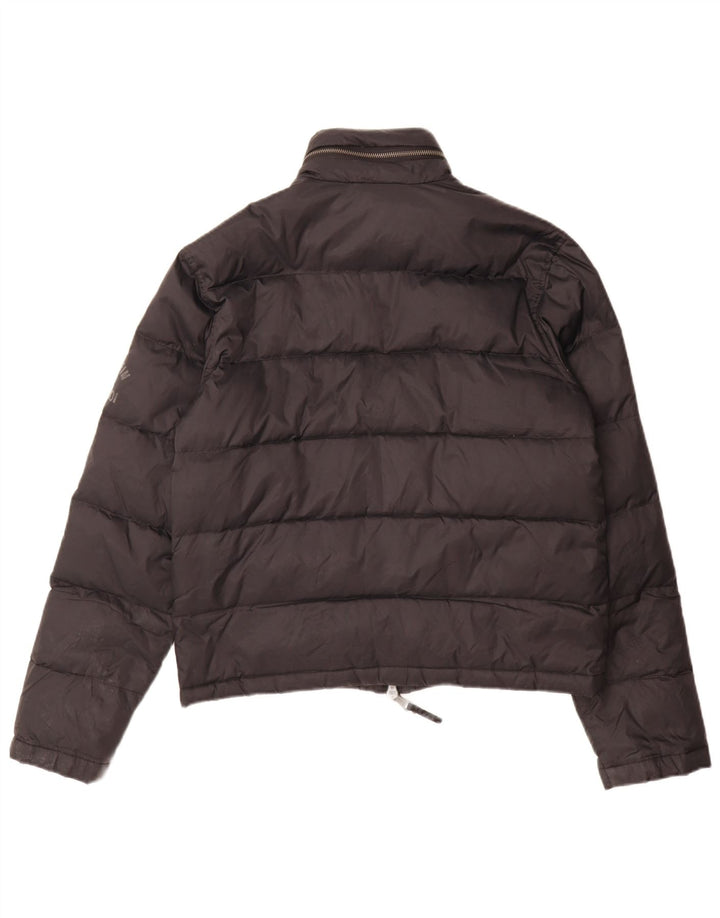 Jaqueta masculina acolchoada com capuz Calvin Klein Jeans Reino Unido 38 poliamida preta média
