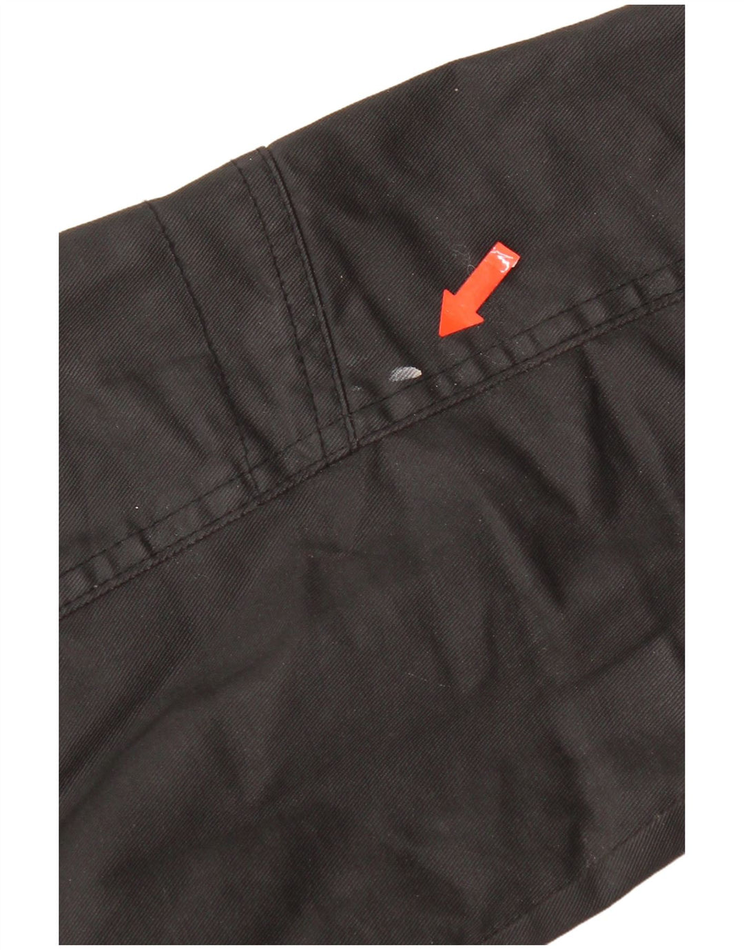 Jaqueta militar masculina vintage UK 42 XL algodão preto