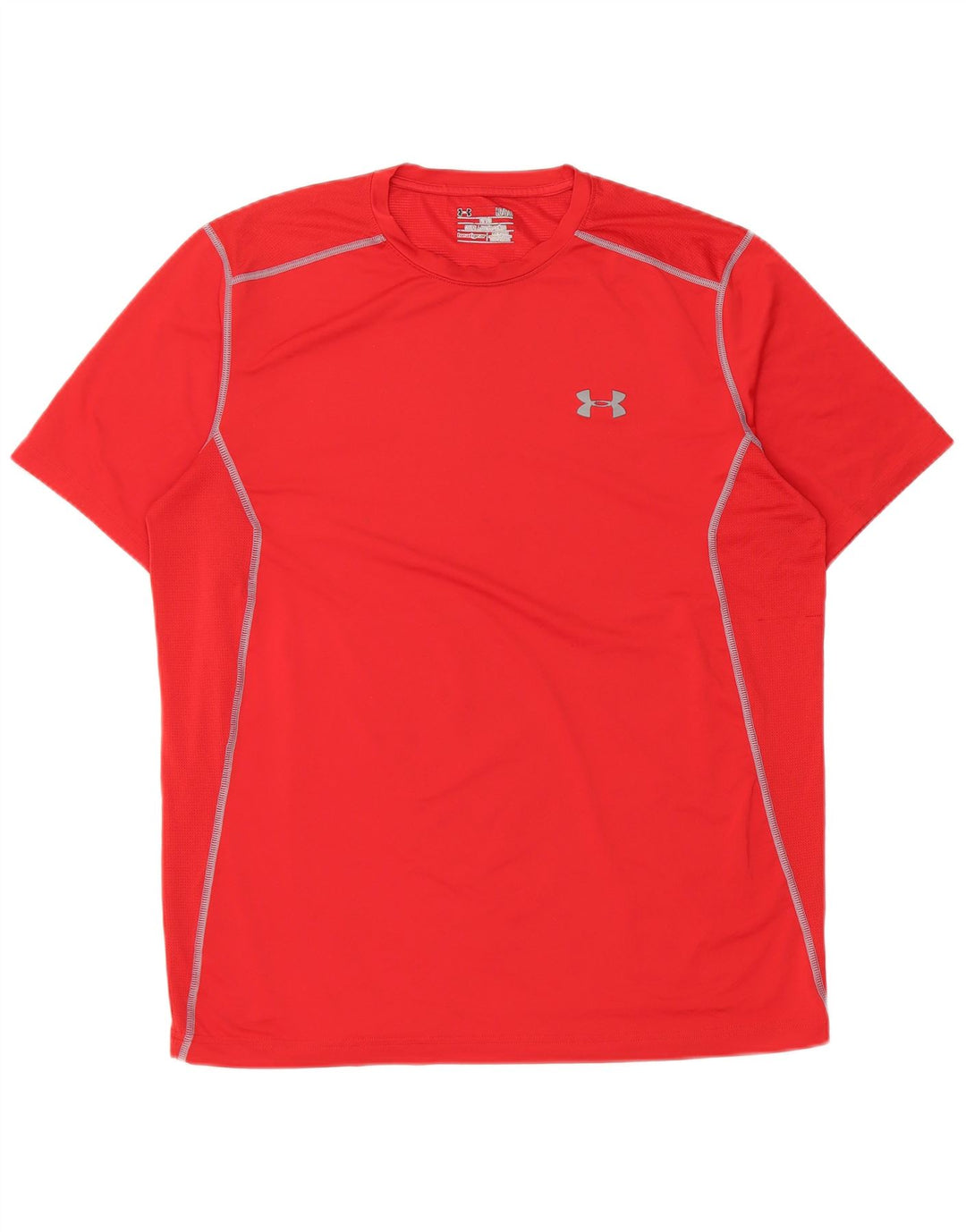 Camiseta masculina Under Armour Heat Gear Top grande vermelho