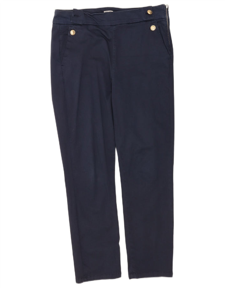 Liu Jo Calça Chino Feminina Slim W32 L28 Azul Marinho