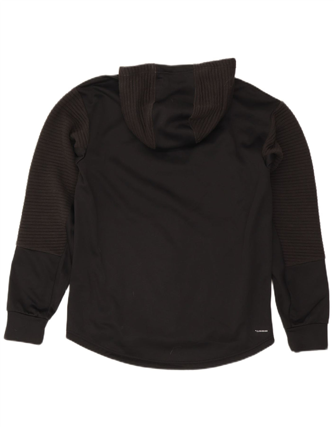 Adidas masculino Climawarm Zip moletom com capuz médio preto poliéster