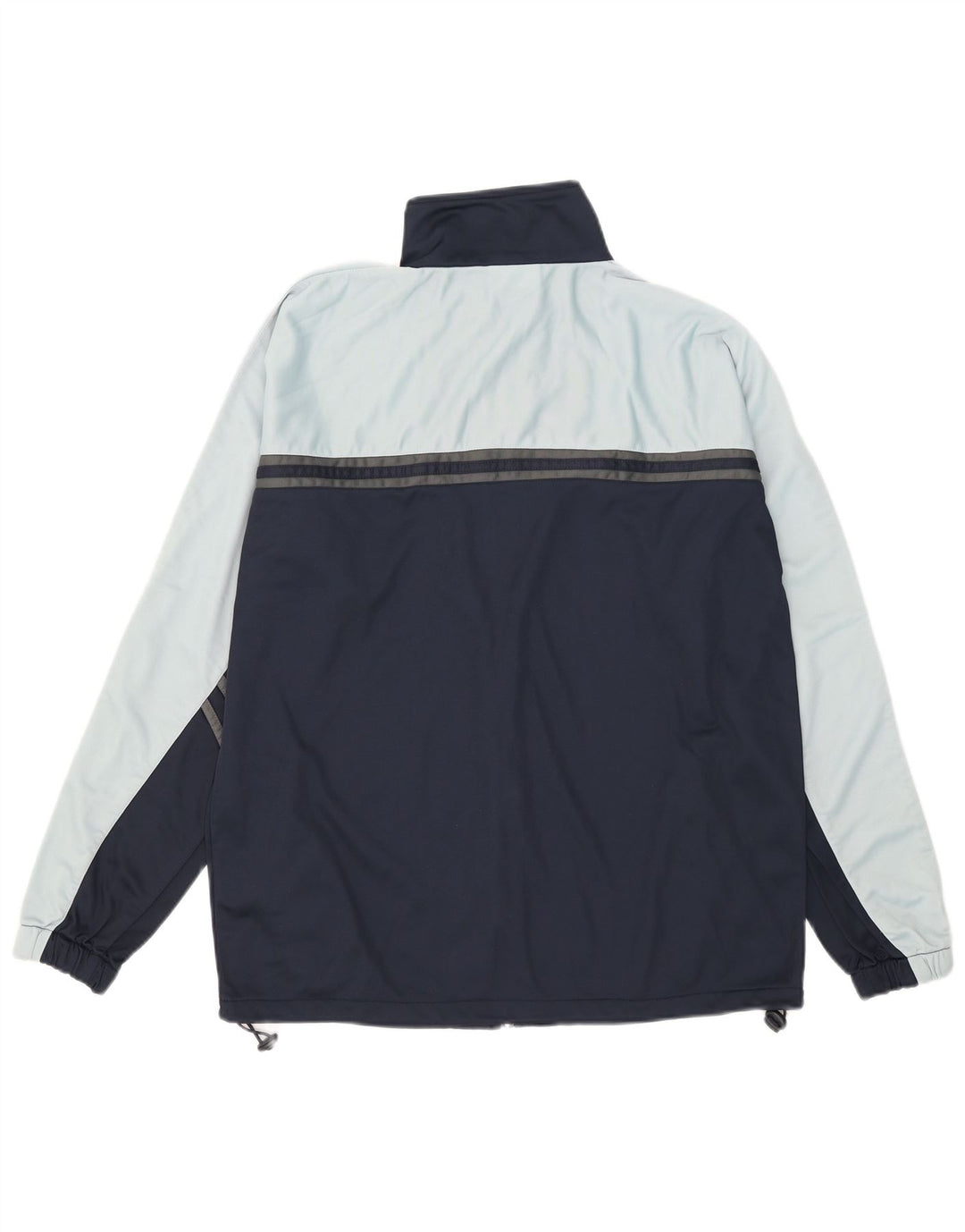 Asics Mens Tracksuit Top Jacket Grande Azul Colourblock Poliéster