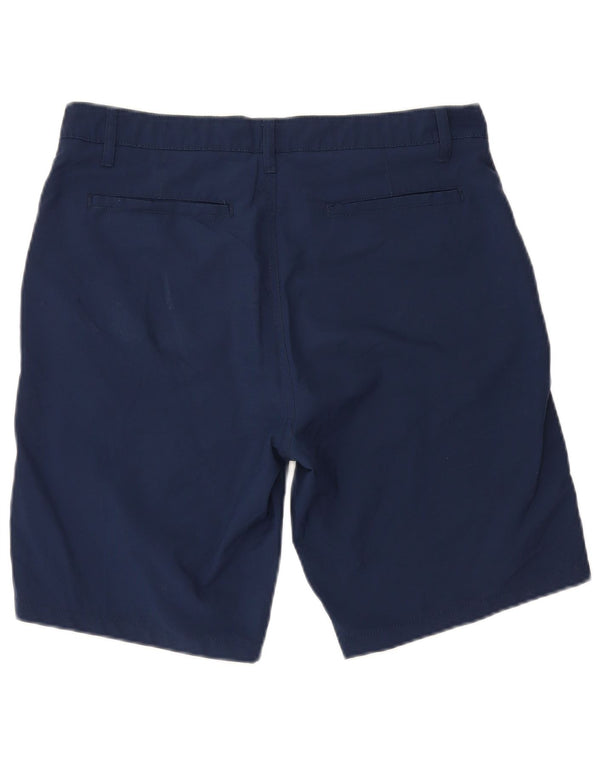 Hurley Mens Chino Shorts W34 Grande Poliéster Azul Marinho