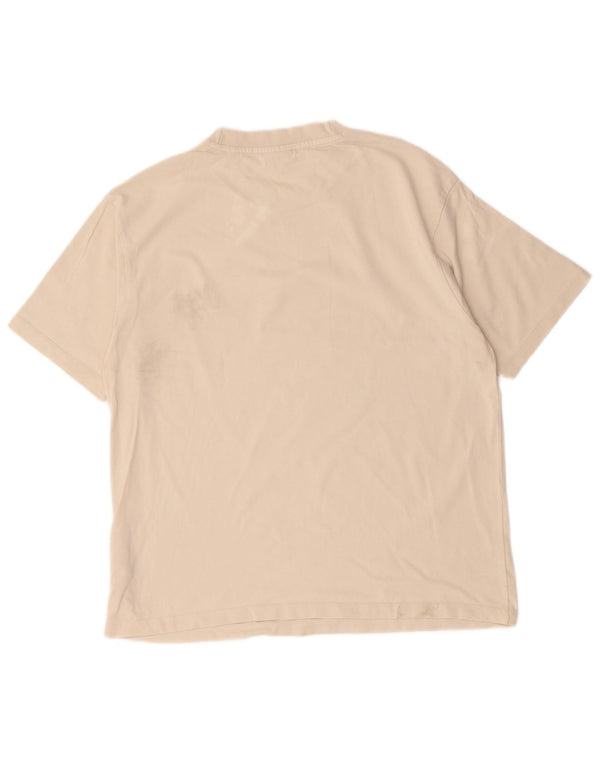 Scotch & Soda Camiseta masculina gráfica top pequeno algodão branco