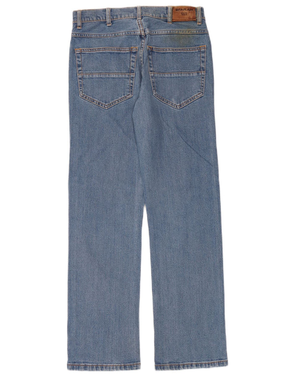 Calça jeans reta masculina Farah W30 L32 algodão azul