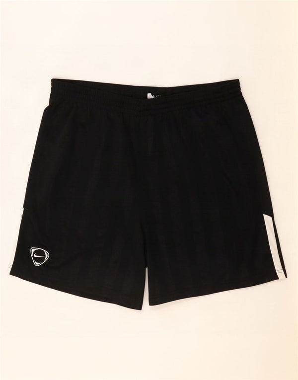 Nike Mens Sport Shorts Médio Preto Listrado Poliéster