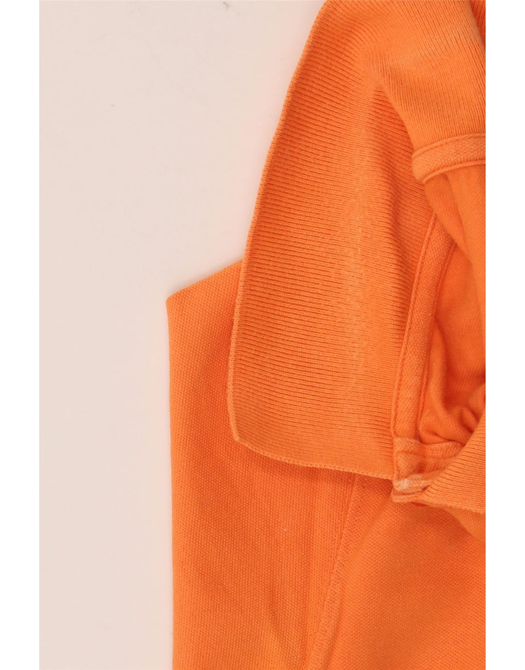 SERGIO TACCHINI Polo masculino IT 48 pequeno algodão laranja