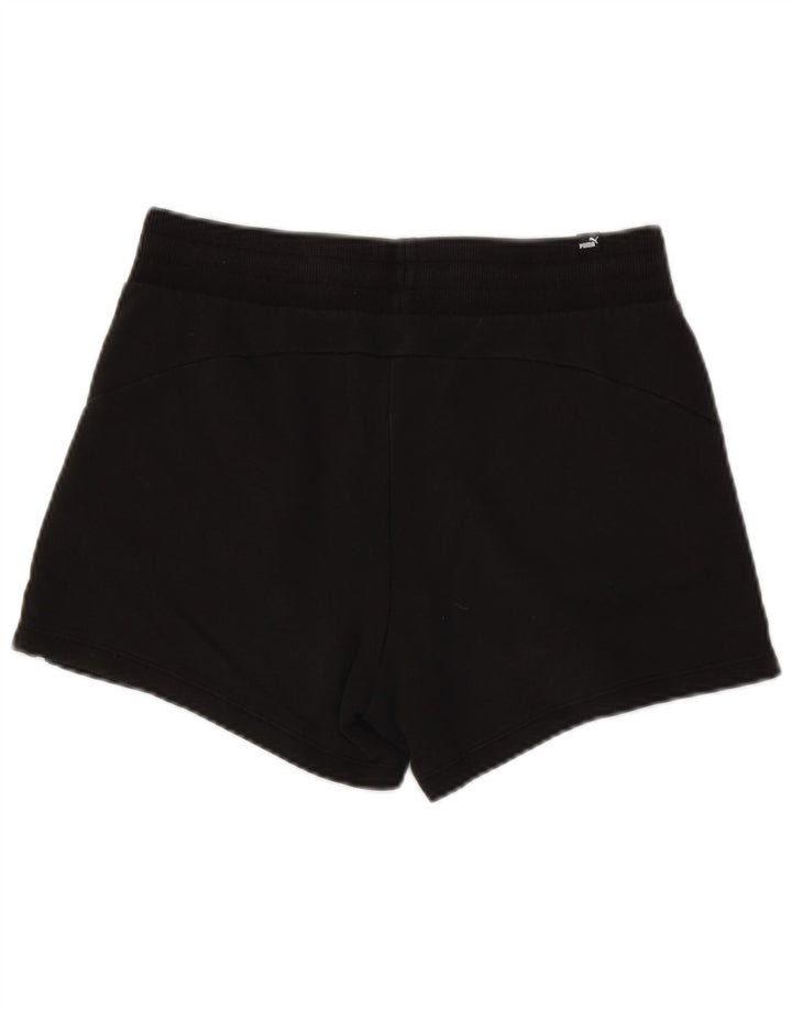 Shorts esportivos femininos Puma UK 14 médio algodão preto