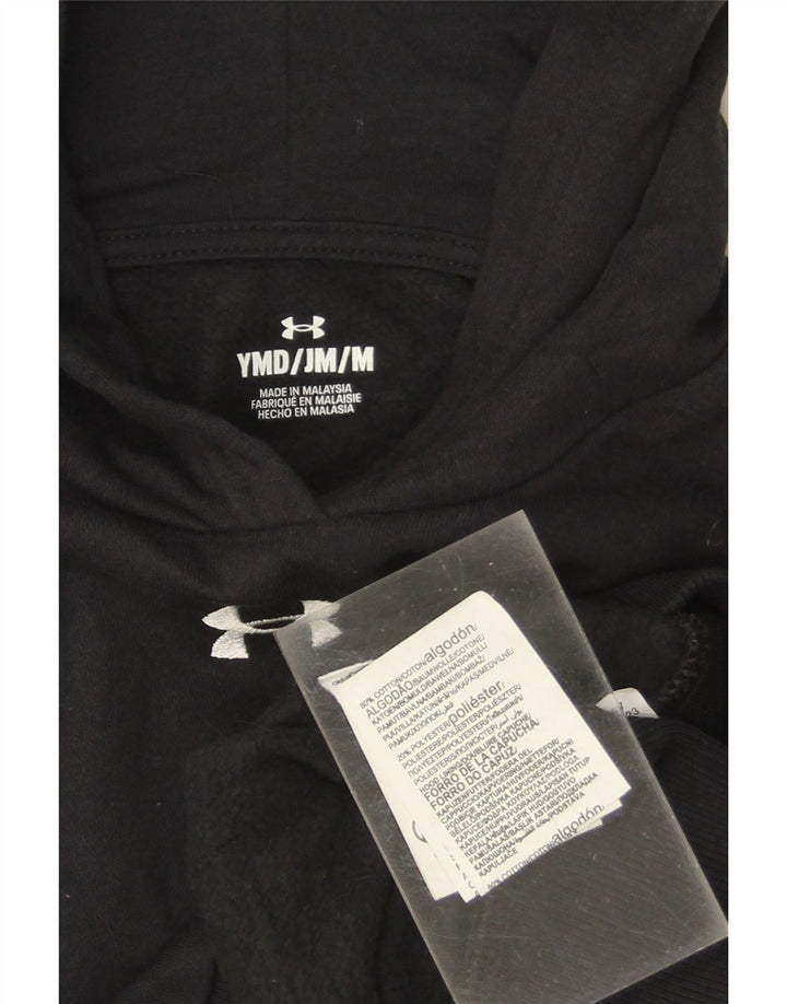 Suéter com capuz para meninas UNDER ARMOUR 9-10 anos médio algodão preto