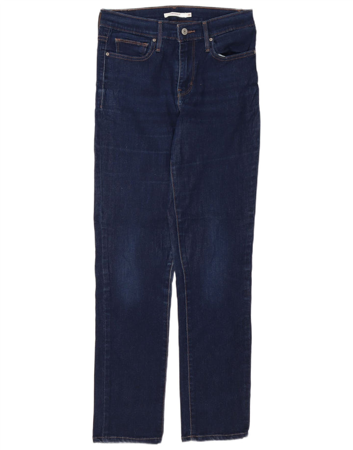 LEVI'S Jeans feminino slim slim W28 L30 algodão azul