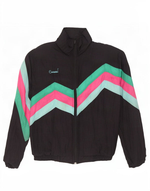 Jaqueta masculina de agasalho Creation XL preto Colourblock poliamida