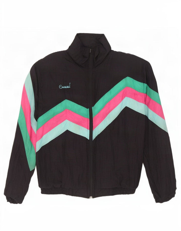 Jaqueta masculina de agasalho Creation XL preto Colourblock poliamida
