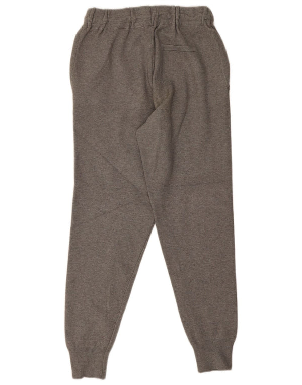 Calça de treino masculina Zara Joggers pequena viscose cinza