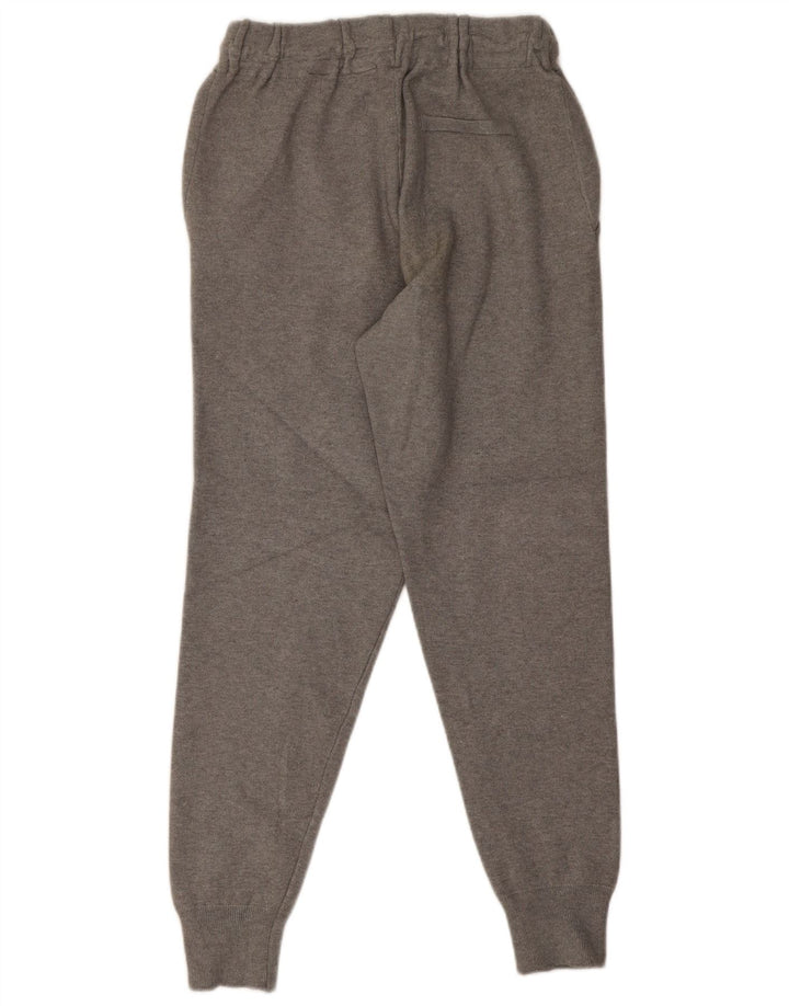 Calça de treino masculina Zara Joggers pequena viscose cinza