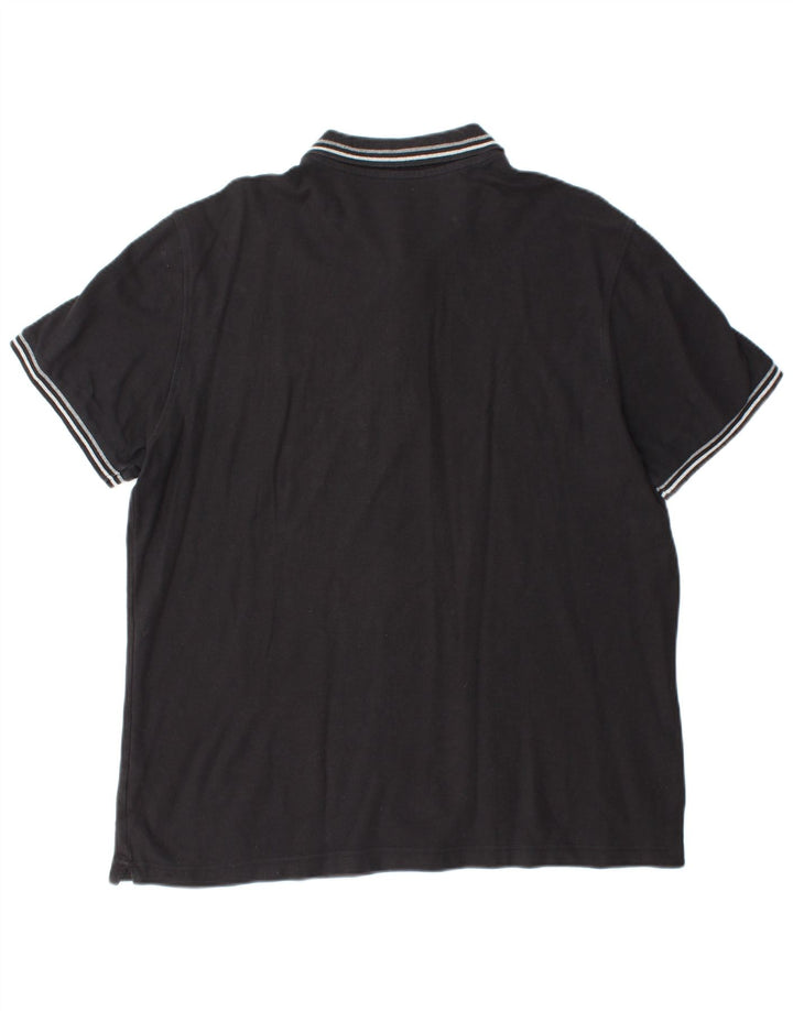 Camisa polo masculina LOTTO XL algodão preto