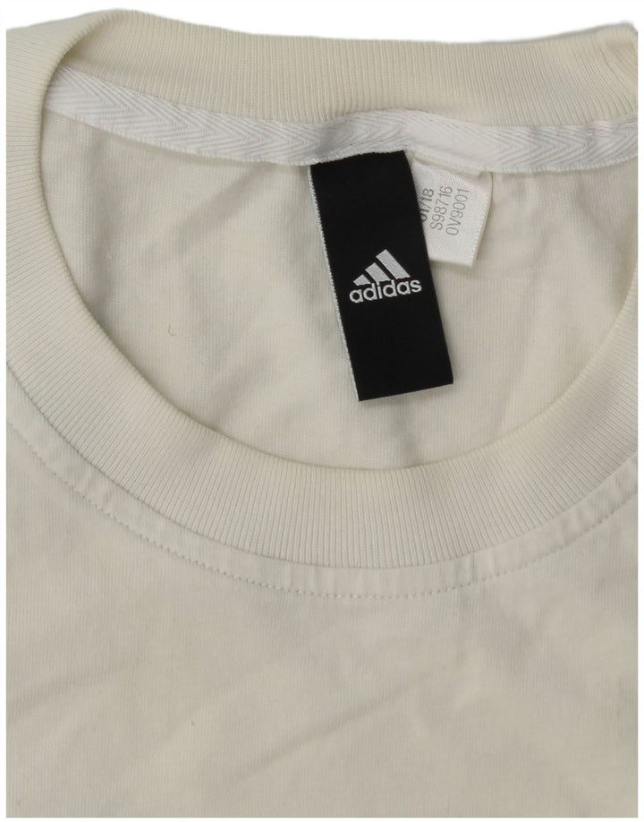 Camiseta masculina ADIDAS Top Médio Branco