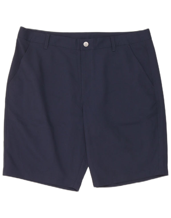 Puma Mens Chino Shorts W36 Grande Poliéster Azul Marinho
