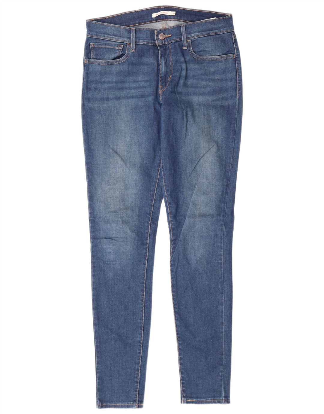 Calça jeans feminina LEVI'S 710 Super Skinny W30 L32 azul algodão