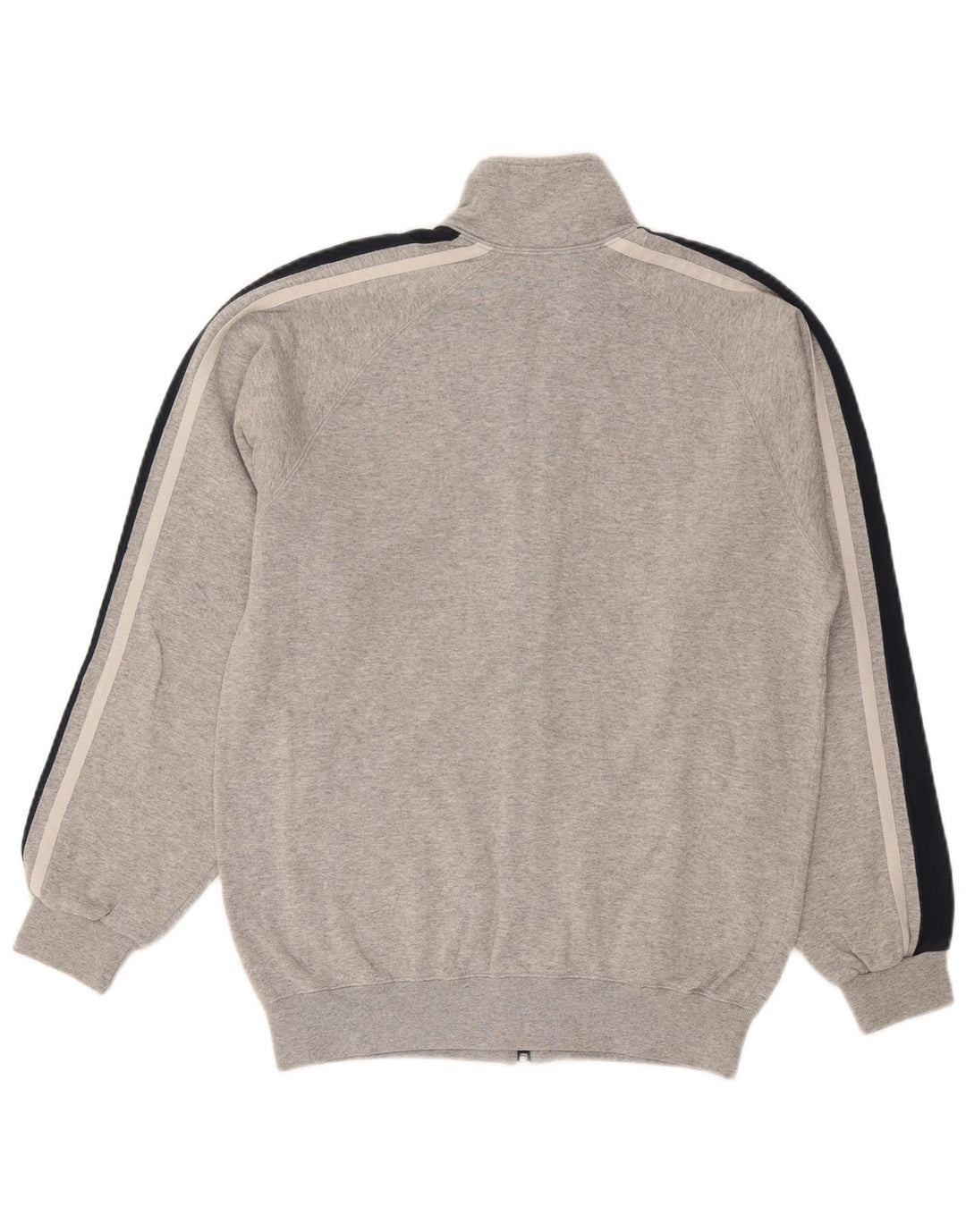Jaqueta masculina de agasalho Champion cinza médio algodão colorblock