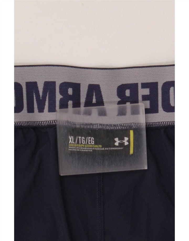Shorts esportivos gráficos masculinos Under Armour XL azul marinho