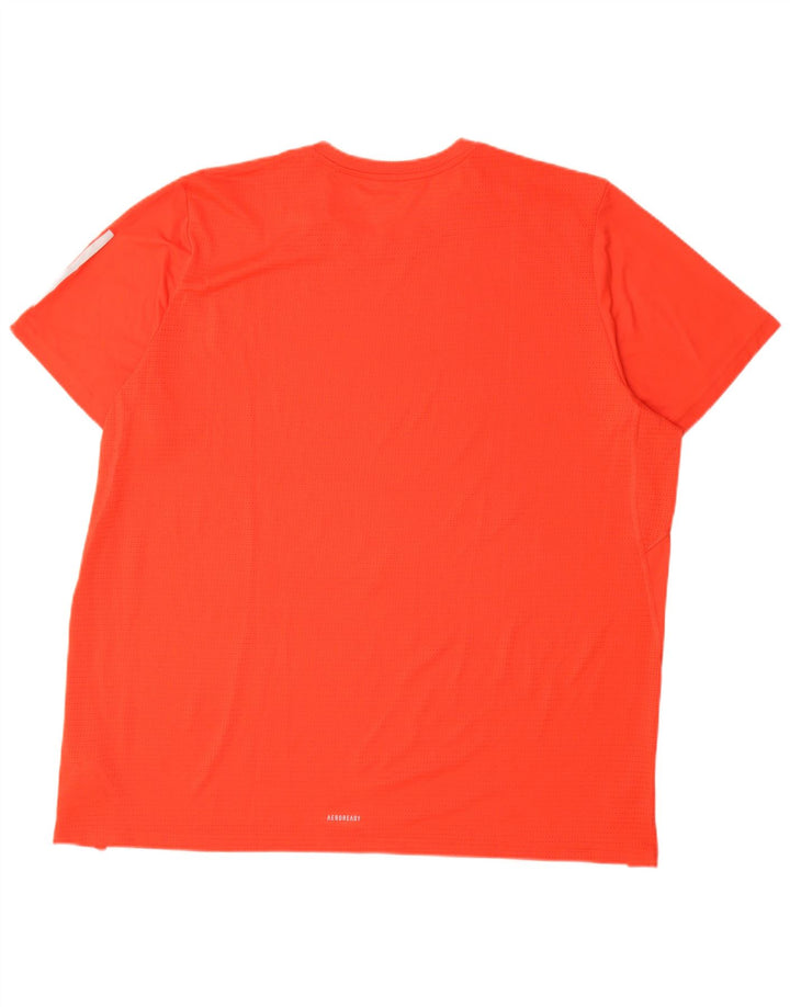 Camiseta masculina ADIDAS Top 2XL laranja poliéster